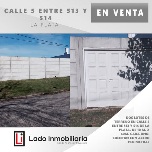 5 / 513 Y 514 LA PLATA